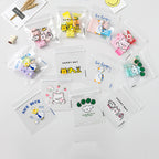 Zip Lock Bags HDPE Plastic Cartoon Animal Print 10x12cm 10pcs