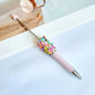 Creative Animal Cartoon Patch Rainbow Heart Beadable Pen 15