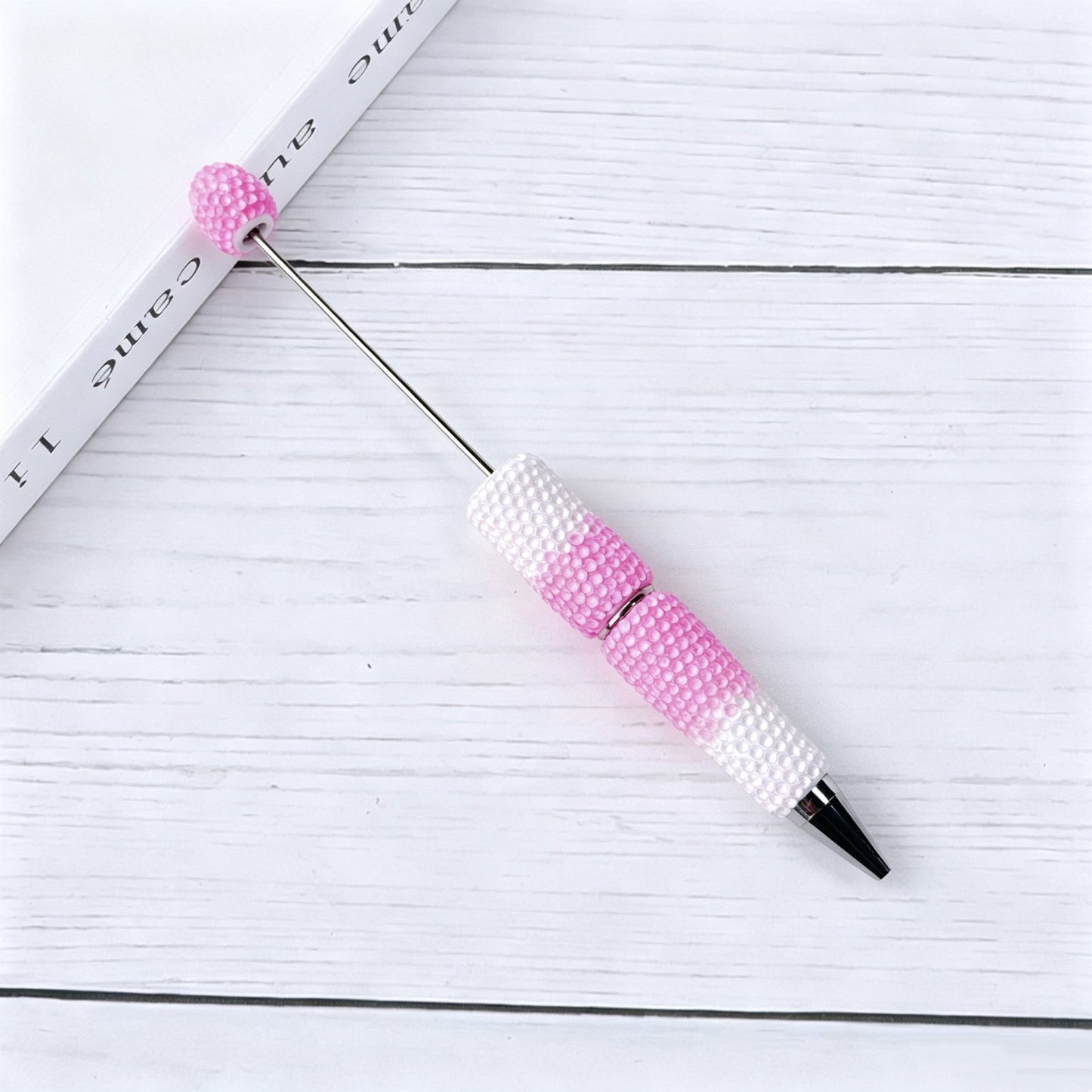 Gradient Candy Color Beadable Pen with Full Rhinestones 20