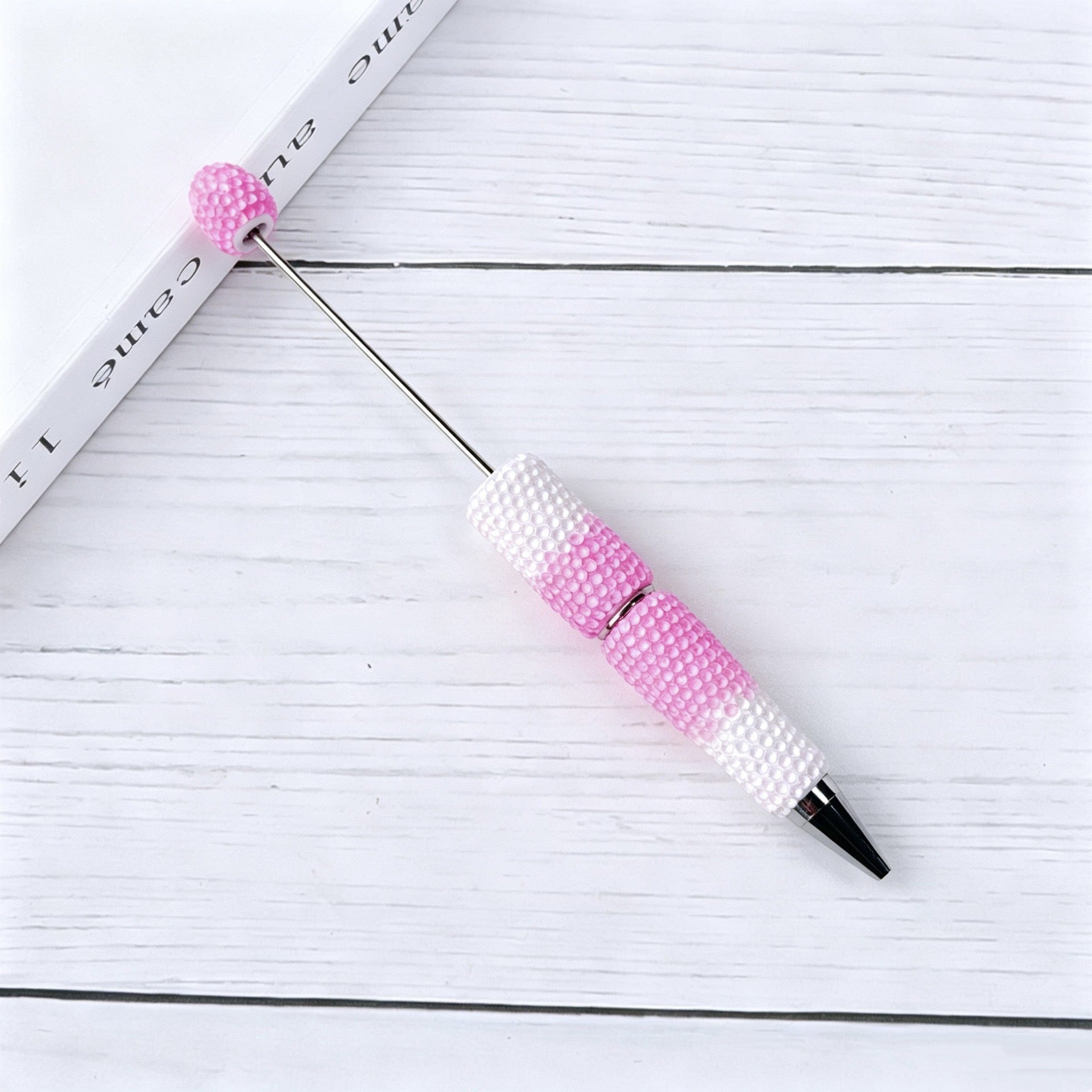 Gradient Candy Color Beadable Pen with Full Rhinestones 20