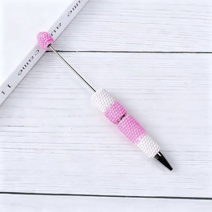 Gradient Candy Color Beadable Pen with Full Rhinestones 20