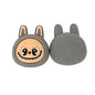 Silicone 3D Focal Beads Bunny Faces LaBuB Head Multi Color 20pcs 4