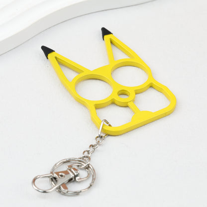 Self Defense Keychain Zinc Alloy Dual Pointed Multi Functional