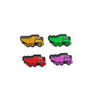 Silicone Focal Beads Four Color Engineering Transporter Truck Design