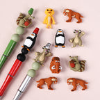 Silicone 3D Focal Beads Penguins Of Madagascar Animated Characters 20pcs 7