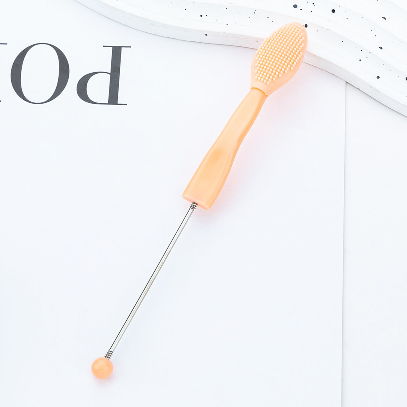 Beadable Lip Scrub Brushes Multi-functional