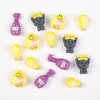 3D Silicone Focal Beads Motivational Icons Light Bulb Anxiety Spray Happy Face Rock 20pcs 4