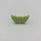 Wing Silicone Beads Mixed Colors 20pcs 38