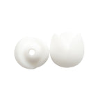 Lotus Silicone Beads Pastel Colors Soft Matte Finish 10pcs 28