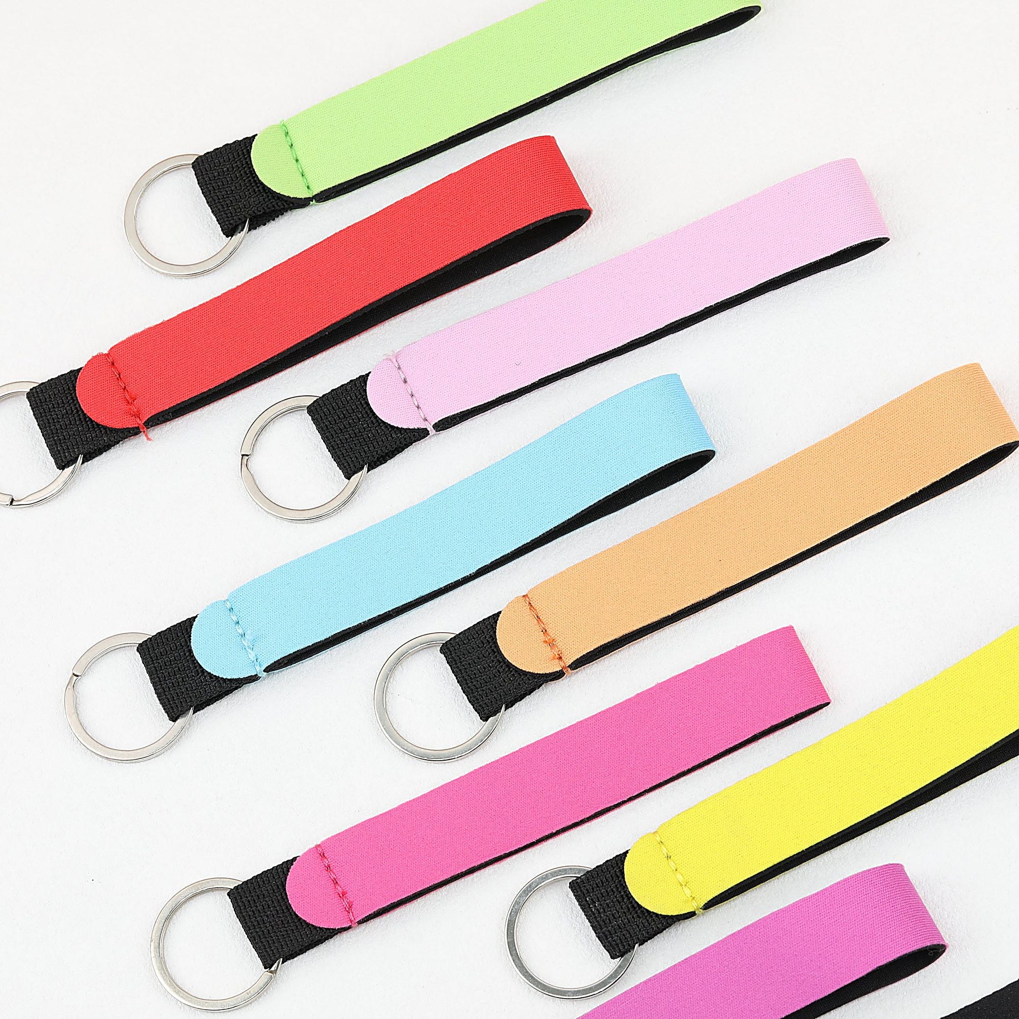 Neoprene Wristlet Keychain Comfortable Soft Loop 135mm