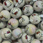 Printed Round Acrylic Beads 16mm Adorable HK Design 50pcs 7