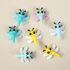 3D Cute Dragonfly Silicone Focal Beads 20Pcs  4