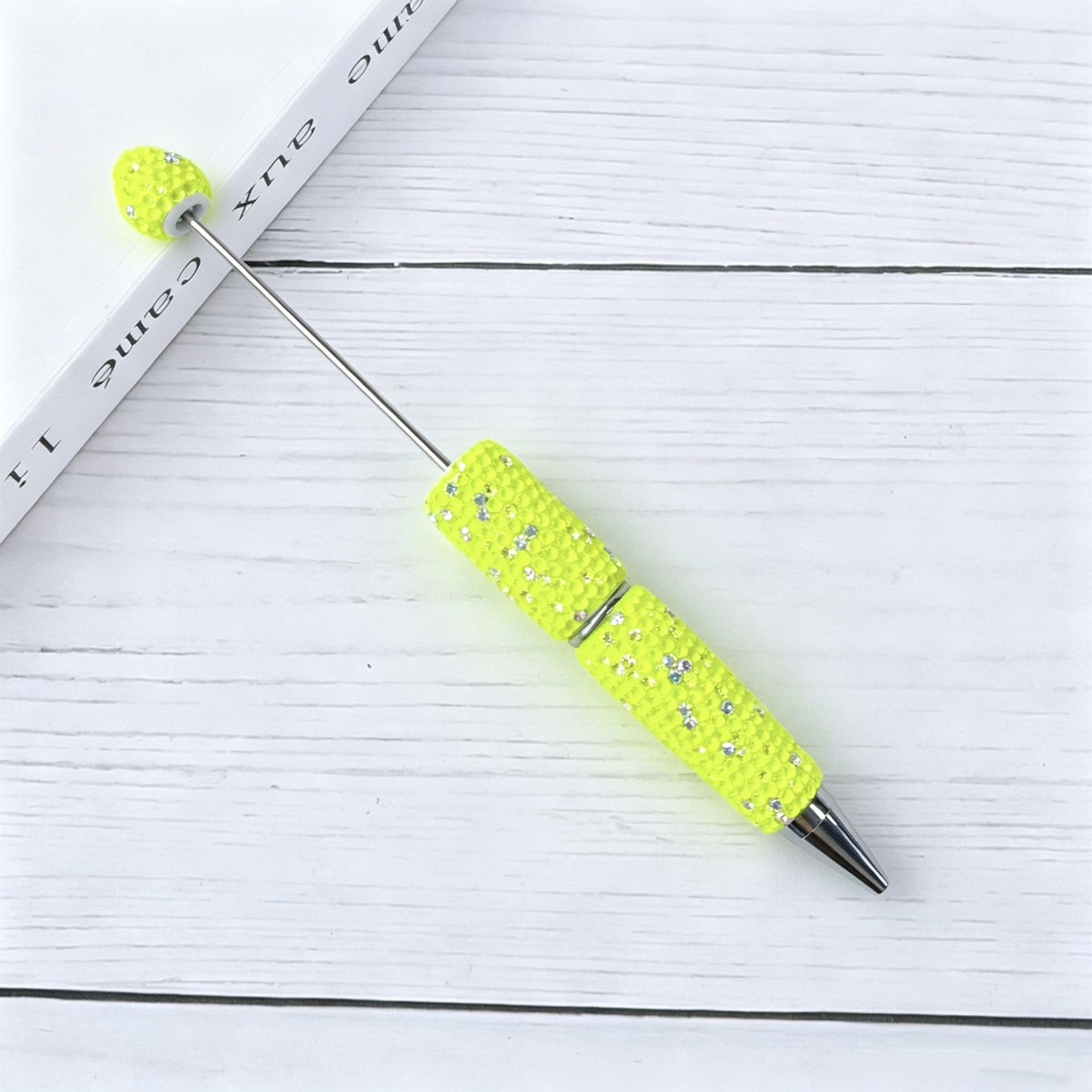 DIY Fluorescent AB Candy Color Rhinestones Beadable Pen 10