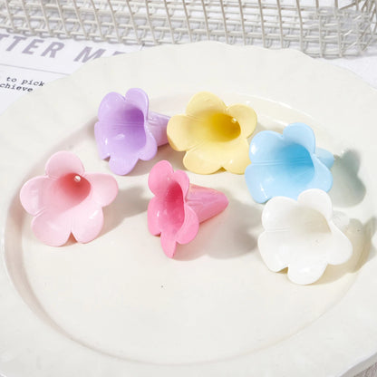Bellflower Shaped Acrylic Beads 12x17x17mm and 21x28x28mm 50pcs 13