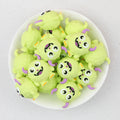  3D Cute Horned Monster Silicone Focal Beads 20Pcs 3