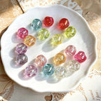 Transparent Iridescent Fig Shaped Acrylic Beads 15mm 50pcs 4
