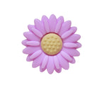 Silicone Focal Beads Daisy Sunflower Round Layout 20pcs 6