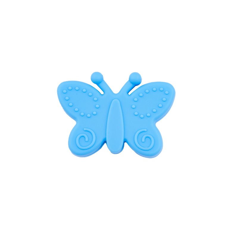 Silicone Focal Beads Butterfly Embossed Wings 20pcs 10