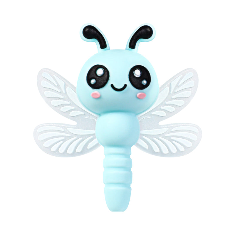 3D Cute Dragonfly Silicone Focal Beads 20Pcs  11