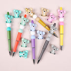 Silicone 3D Focal Beads Koala Sitting Pose Pastel Colors 20pcs 6