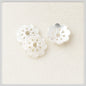 Alloy Eight-Petal Flower Bead Caps 10mm Elegant Hollow 200pcs 4