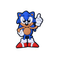 Silicone Focal Beads Sonic The Hedgehog With Raised Right Hand 20pcs