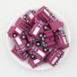 3D Red Fire Truck Silicone Focal Beads 20pcs 3