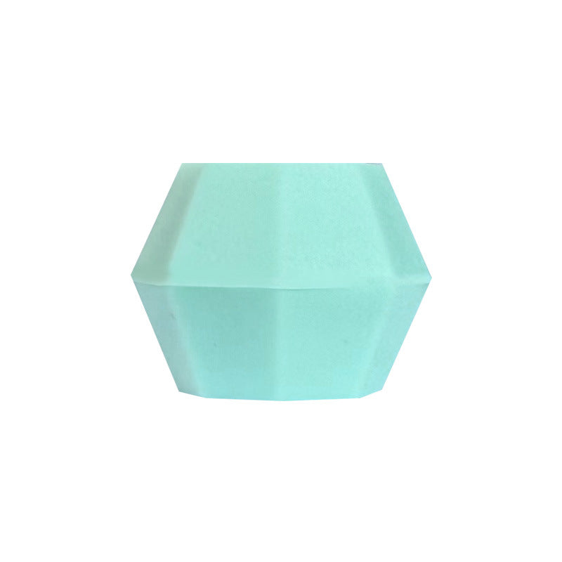 18mm Faceted Silicone Beads Colorful Geometric Shape 50pcs 8
