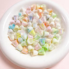 Double Colored Bell Orchid Acrylic Beads 11mm Iridescent 10pcs 4