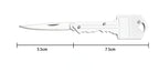 Mini Folding Knife Keychain Stainless Steel Outdoor Survival Tool 3