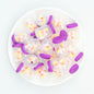 Halloween Purple 3D Silicone Focal Beads Candy Jar Design 20pcs 5