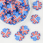 Patriotic Medical Symbol Silicone Focal Beads 20 pcs
