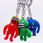 Soft Rubber Cartoon Monster Keychain Colorful Garten Of Banban Plush 2