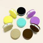 Silicone 3D Focal Beads Macaron Sandwich Cookies Textured Layers 20pcs