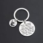 Ghost Dog Keychain Stainless Steel Inspirational Halloween Charm