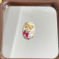 Oval Acrylic Beads 25mm Sailor Moon Anime Pattern 10pcs 2