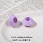 Colorful 16mm Large Hole Round Acrylic Spacer Beads 40pcs 8