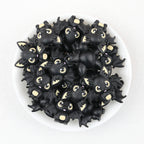  3D Multicolour Halloween Bat Silicone Focal Beads 20Pcs 3