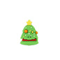 Silicone 3D Focal Beads Christmas Tree Layered Ornaments Star 20pcs
