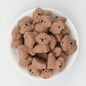 3D Puppy Silicone Focal Beads Cute Multi Color 20pcs 5