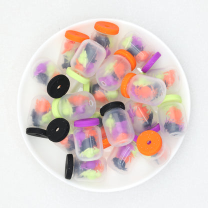 3D Halloween Silicone Focal Beads Spider Design 20pcs 4