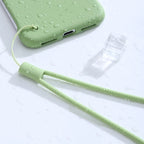 Woven Silicone Phone Charm Lanyard Soft Durable 14cm 8pcs 3