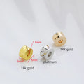 Brass Cylindrical Spacer Beads Patterned Cutting 50pcs 3