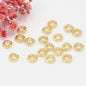 Brass Circle Spacer Beads 4*1.1mm 6*1.6mm Jute Rope Texture 100pcs 3