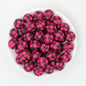 15mm Printed Pattern Round Silicone Beads 50pcs 2