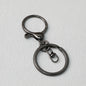 Zinc Alloy Lobster Clasp Keychain Hardware with Split Ring