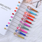 Beadable Pen with Cute Bunny and Rhinestone 2