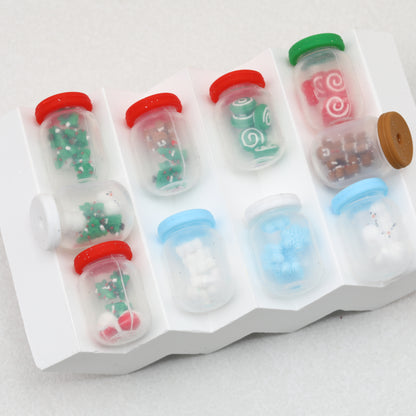 Christmas 3D Silicone Focal Beads Baby Bottle Design 20pcs 3
