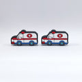 Silicone Focal Beads Ambulance Red Light Emergency Vehicle Red Light Top 20pcs