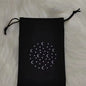 Tarot Card Velvet Drawstring Bags Celestial Esoteric Design 5pcs 18x11.5cm 7
